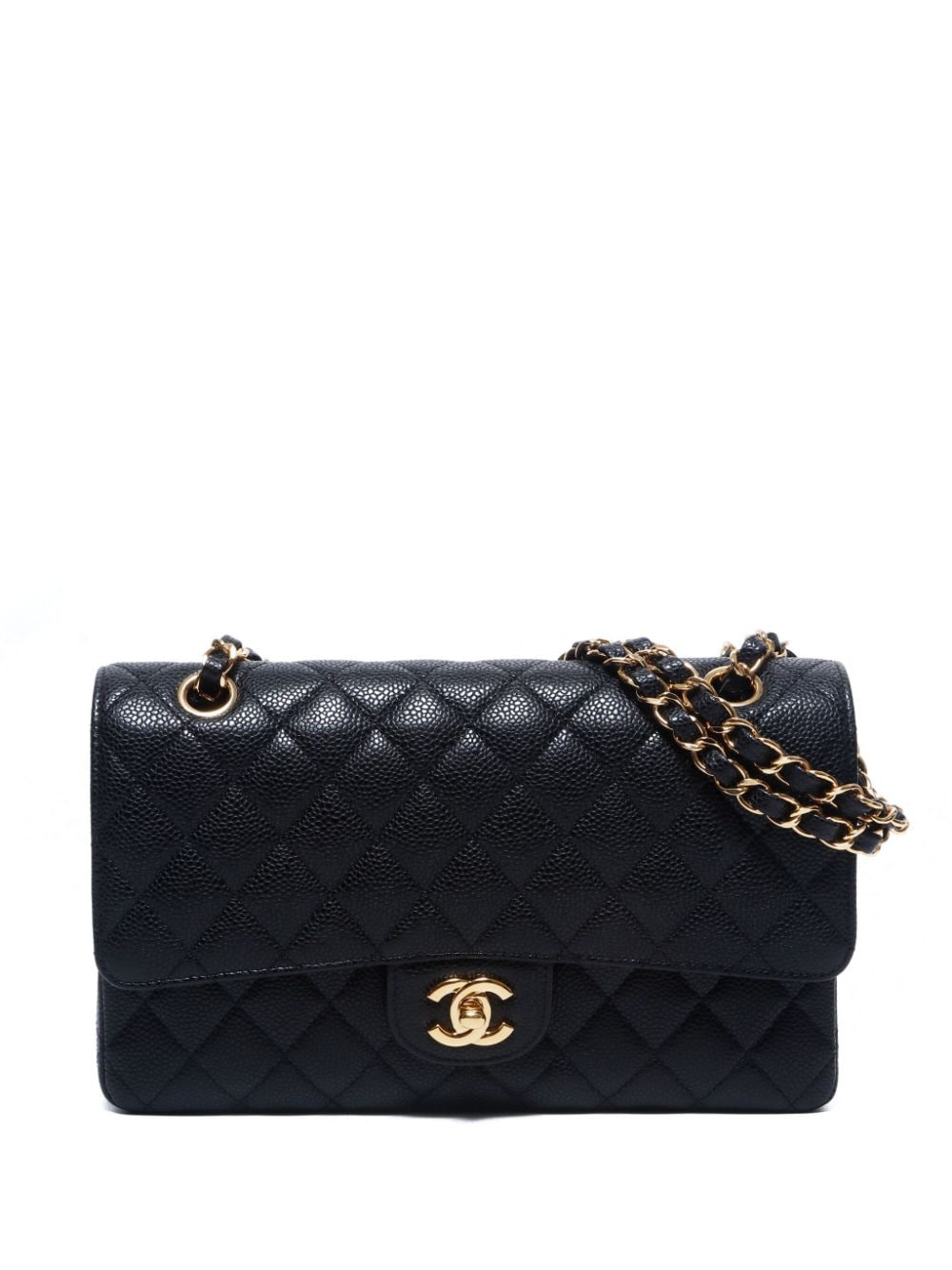 Affordable HOT SALE CHANEL 2011-2012 medium Double Flap shoulder bag Women