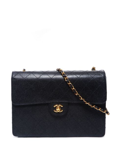 Affordable HOT SALE CHANEL 1994-2000 Classic Flap Jumbo shoulder bag Women