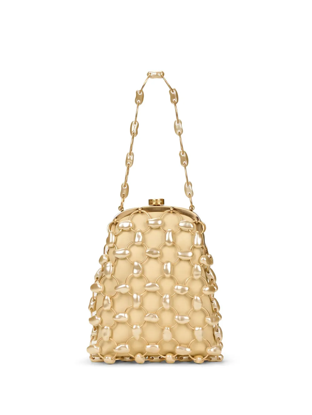 Cult Gaia Brielle Mini Tasche Gold FARFETCH DE