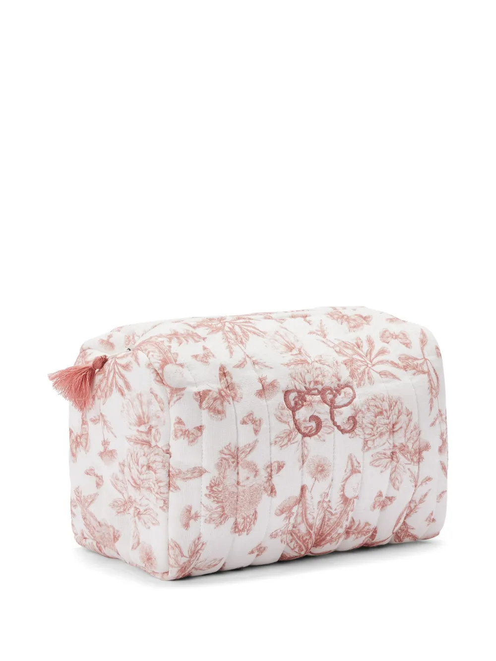 Tartine Et Chocolat Floral-print Cotton Changing Bag In White