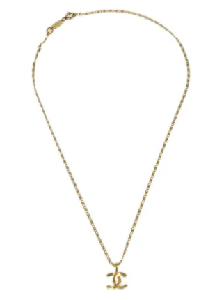 CHANEL Pre-Owned 1982 ココマーク ネックレス | ゴールドトーン