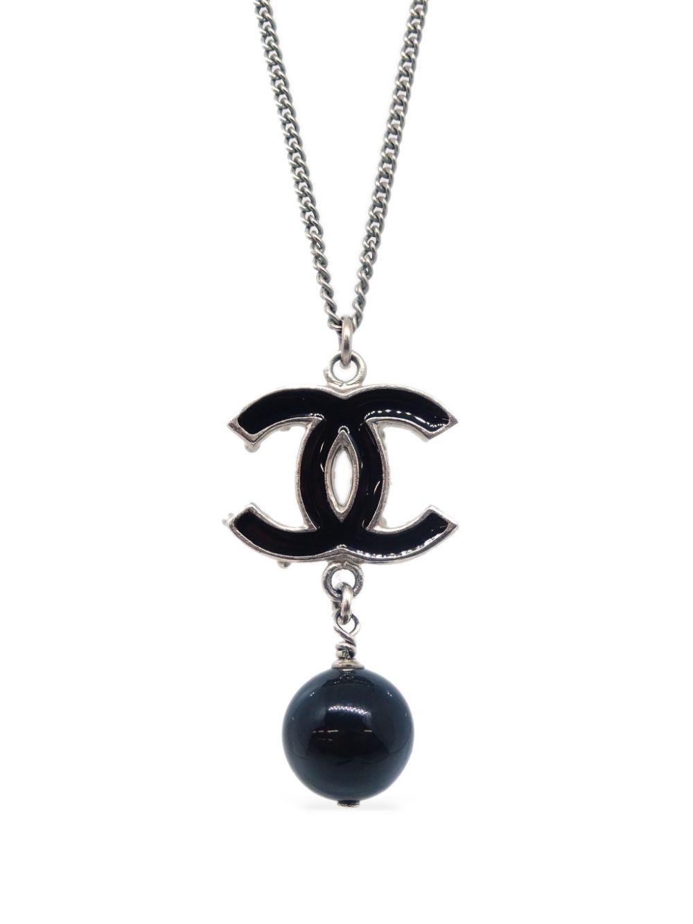 CHANEL Pre-Owned 2012 CC halsketting - Zilver