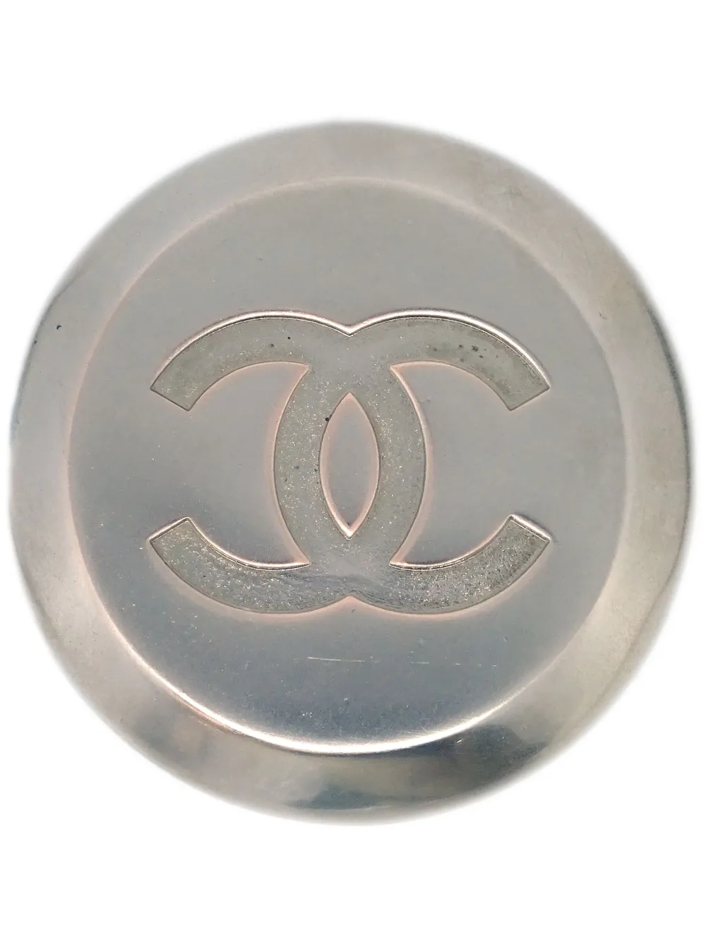 CHANEL Pre-Owned 1999 CC scarf ring | Silver | Image 1