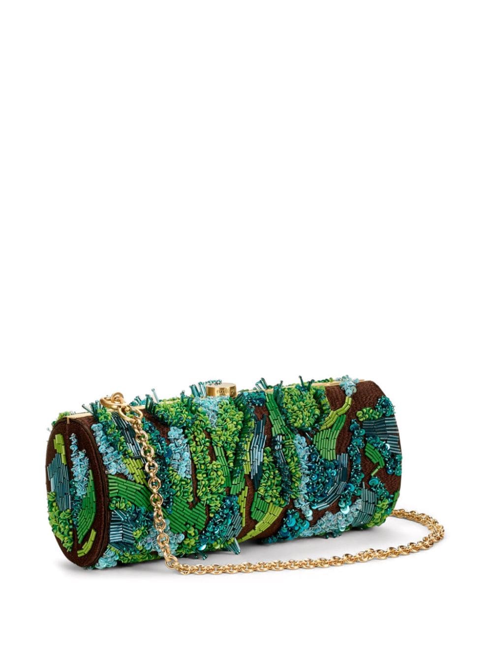 Shop Cult Gaia Piper Clutch In Green