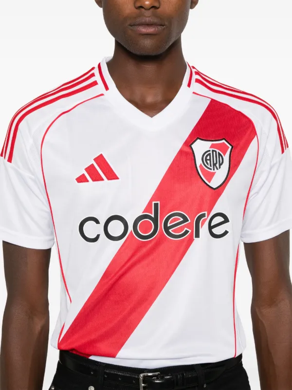 Adidas T shirt River Plate 24 25 Home Bianco FARFETCH IT