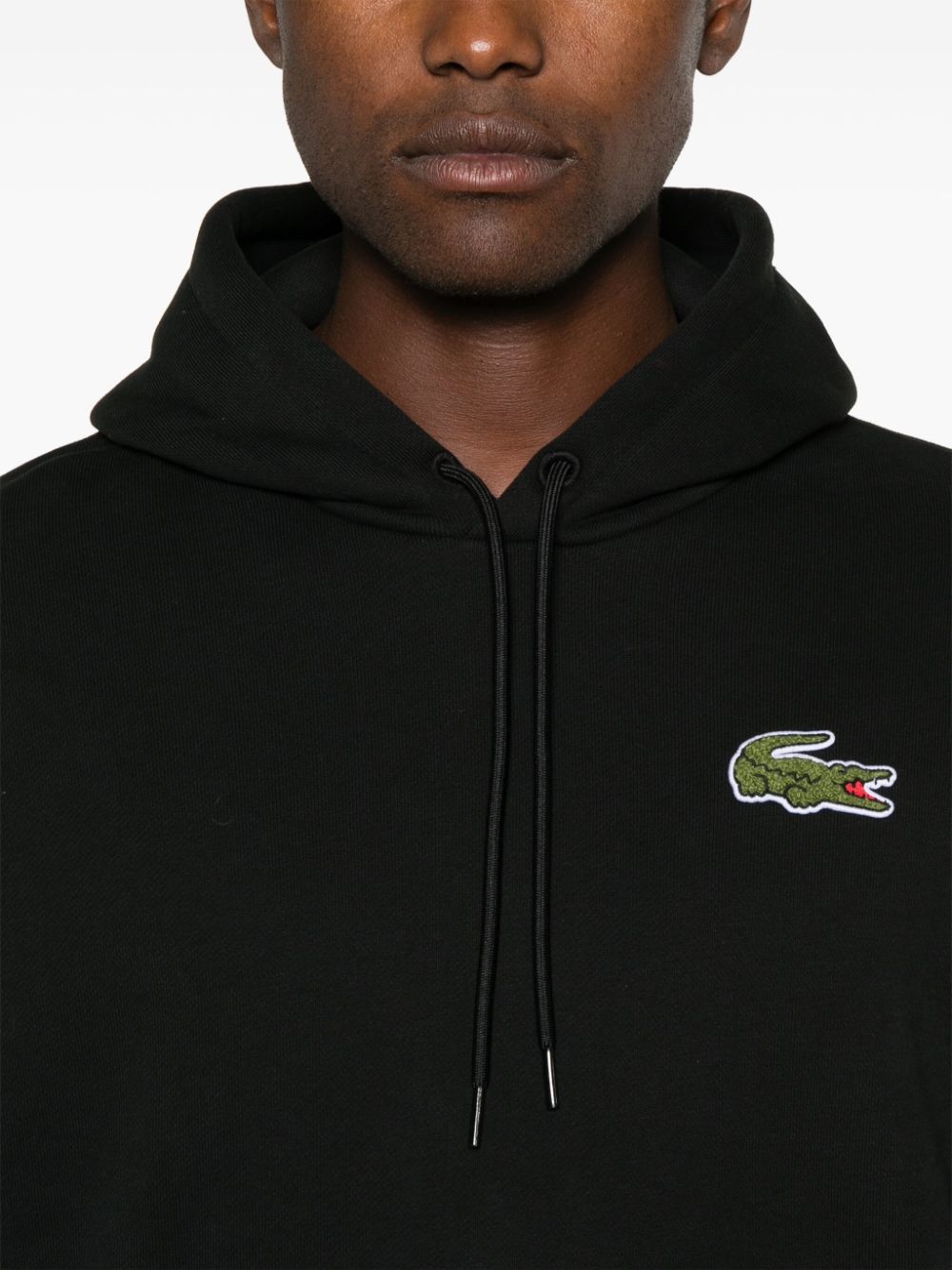 Lacoste crocodile-patch hoodie Women