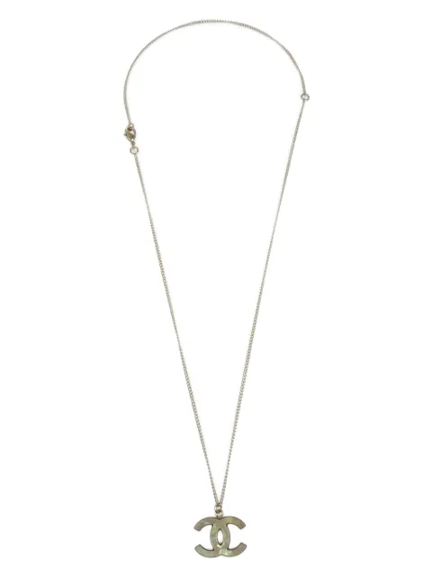 CHANEL Pre-Owned 2011 CC logo long necklace