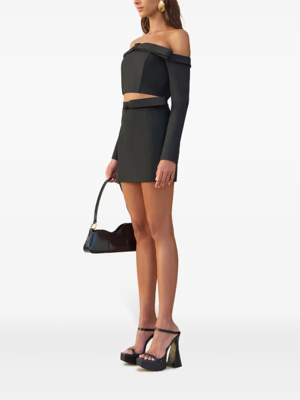 Cult Gaia Essie Skirt | Black | FARFETCH