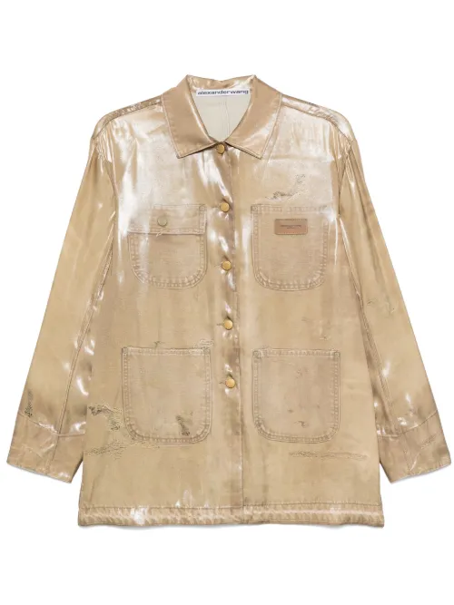 Chemise à imprimé trompe l’œil - Alexander Wang - Modalova