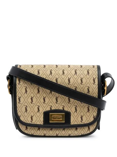 Saint Laurent Pre-Owned 2019 Small Canvas Monogram All Over crossbody bag WOMEN