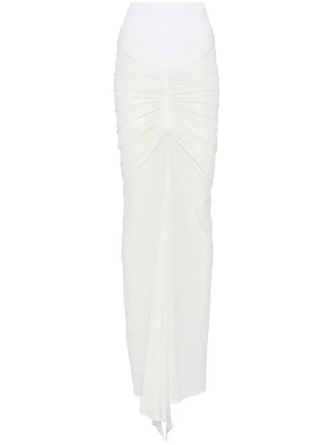Alaïa draped maxi skirt