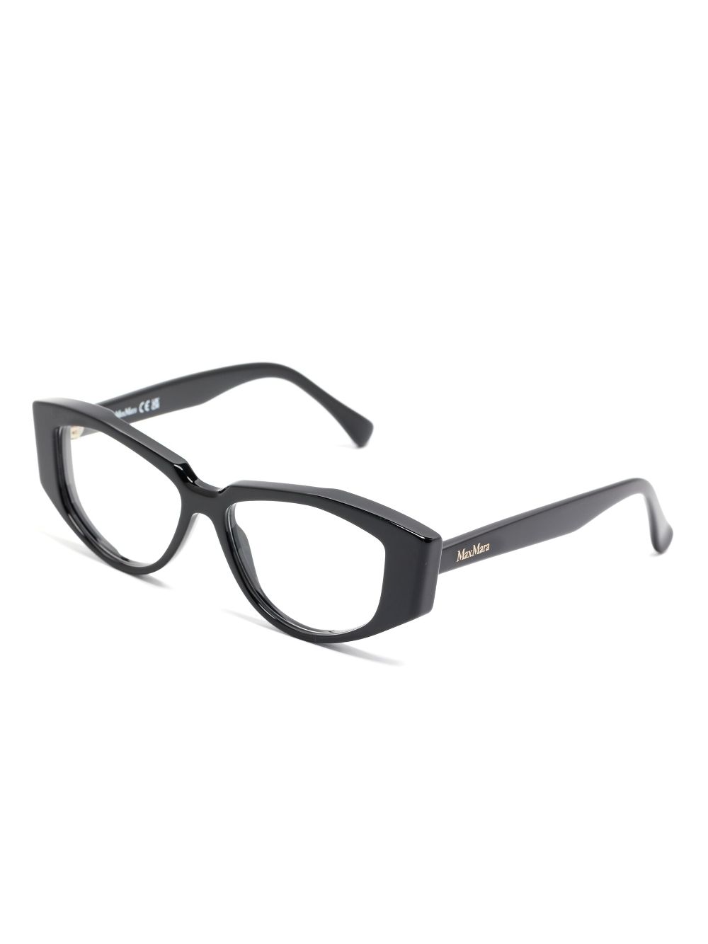 Max Mara Eyewear Bril met ovaal montuur - Zwart