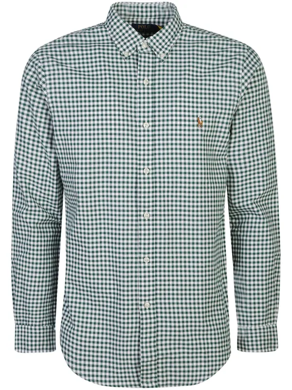 ralph lauren plaid dress shirt Classic Fit Plaid Oxford Shirt