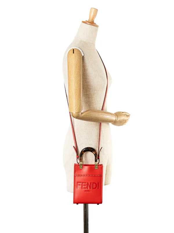 未使用美品【フェンディ】サンシャイントートバッグ かごバッグ Fendi Pre-Owned 2010-2023 サンシャイン ショッパー トート