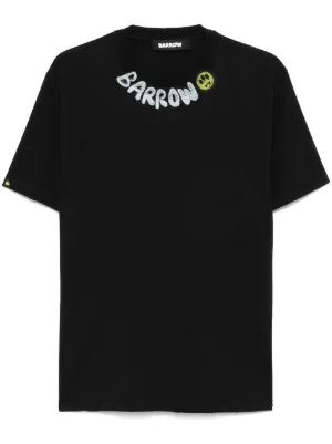 Balenciaga logo-print Cotton T-shirt | Black | FARFETCH ZA