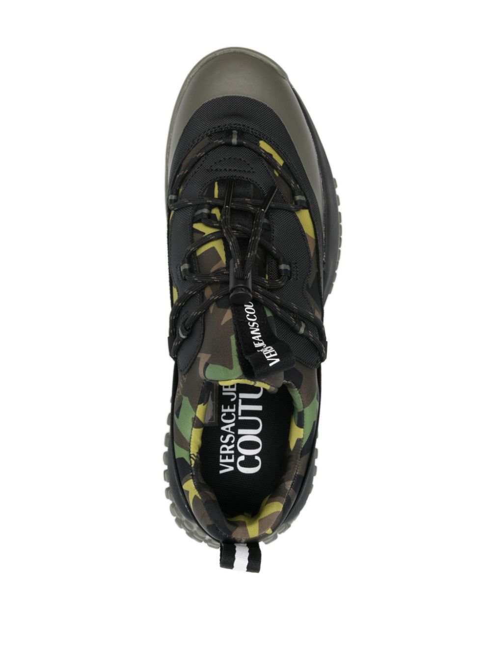 Shop Versace Jeans Couture Fondo Hyber Sneakers In Green