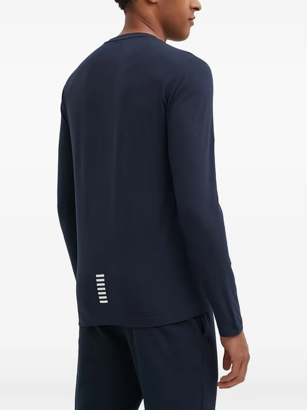 Ea7 Emporio Armani T-shirt met logoprint Blauw