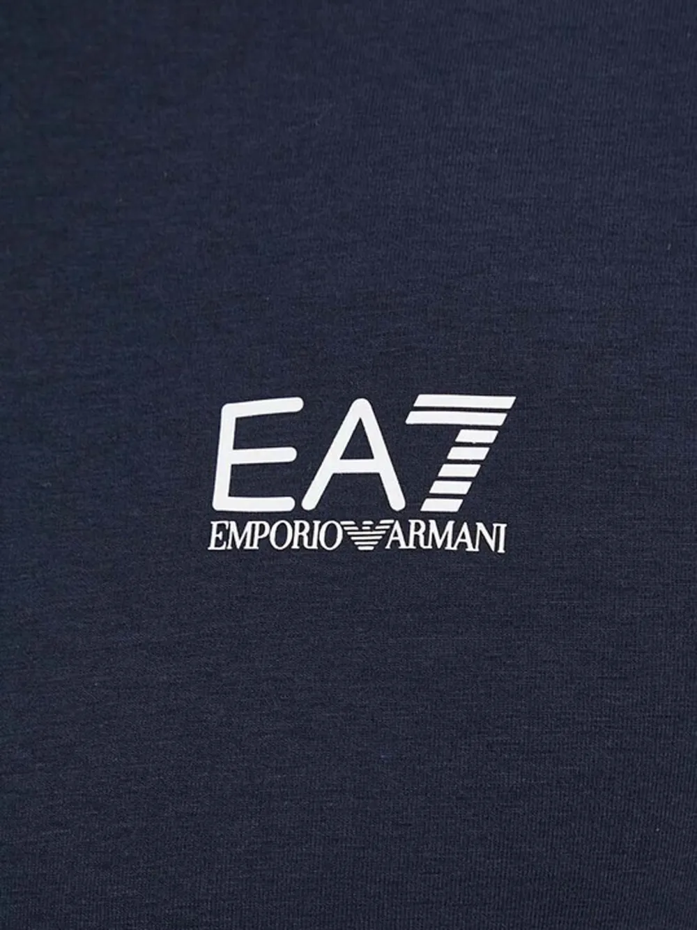 Ea7 Emporio Armani T-shirt met logoprint Blauw