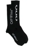 Off-White triple Arrows socks - Black