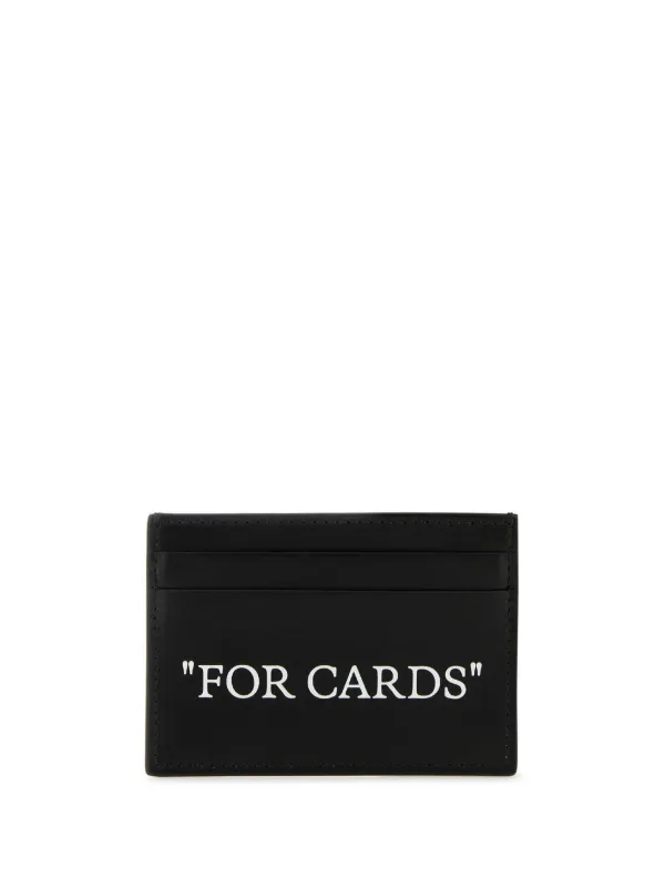 Off-White Quote カードケース | ブラック | FARFETCH JP