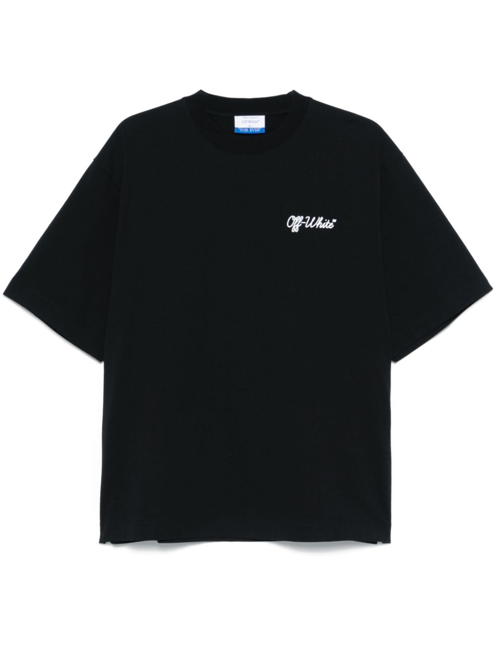 Off-White Script T-shirt Zwart