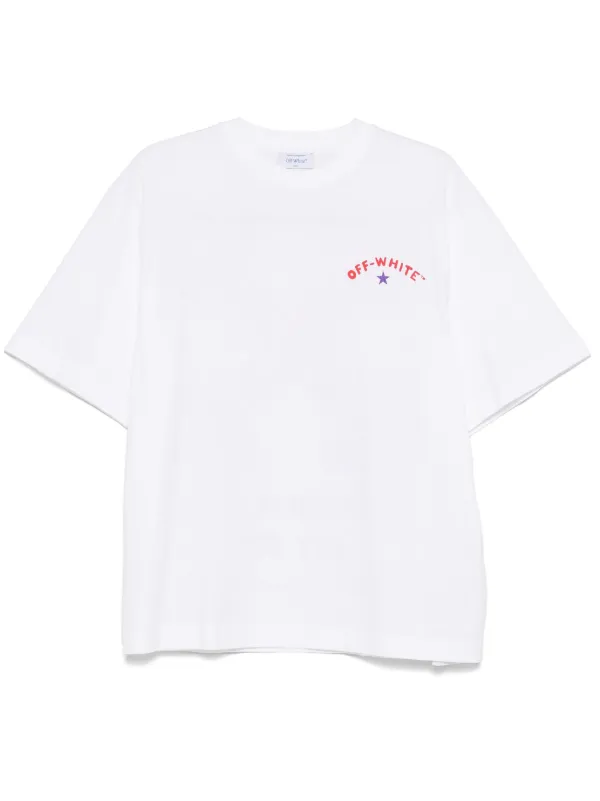 関税込 Off-White Tシャツ スターアロー Star Arrow Off-White Star Arrow Tシャツ | ホワイト | FARFETCH JP