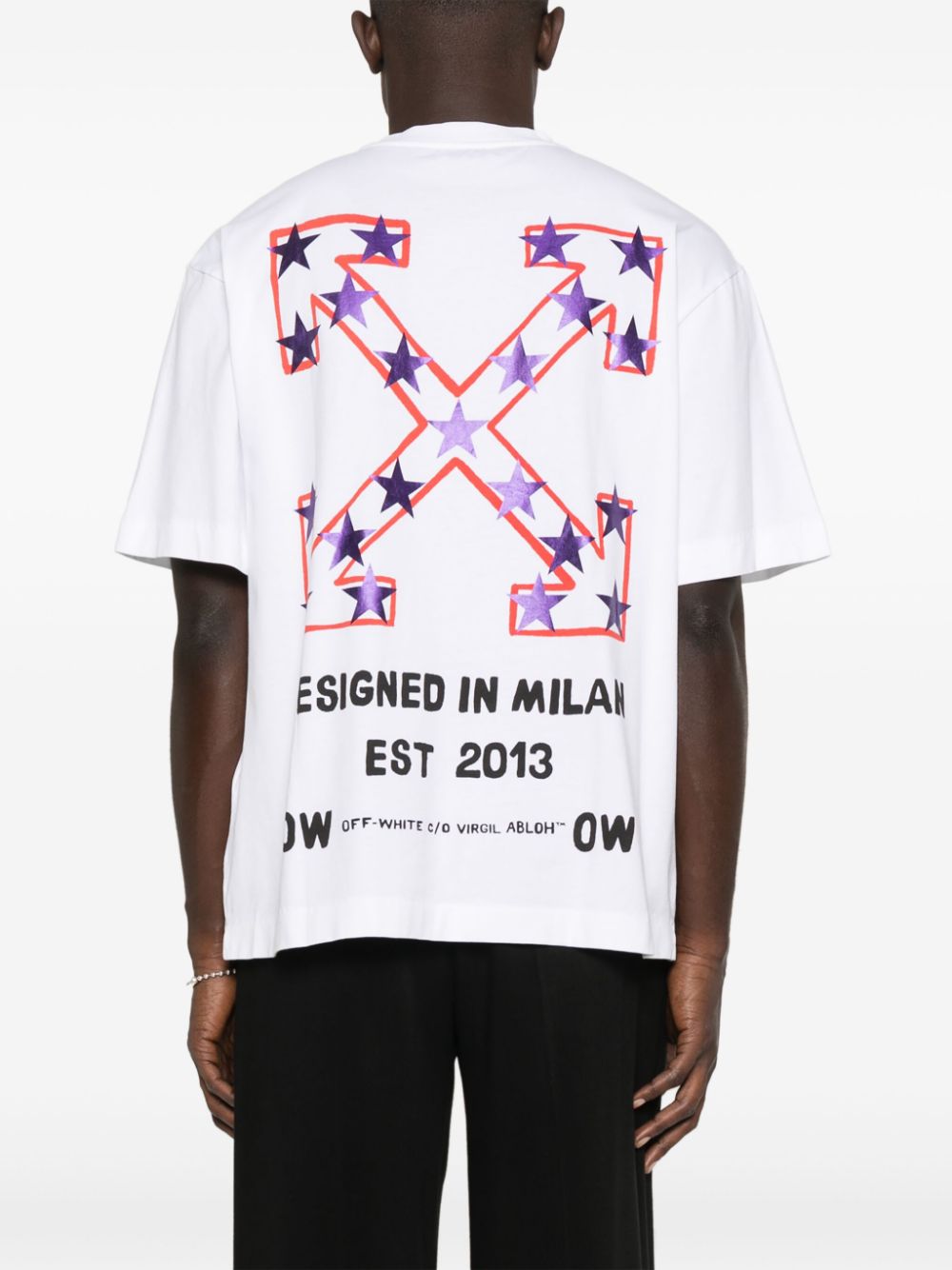 Off-White Star Arrow T-shirt Wit