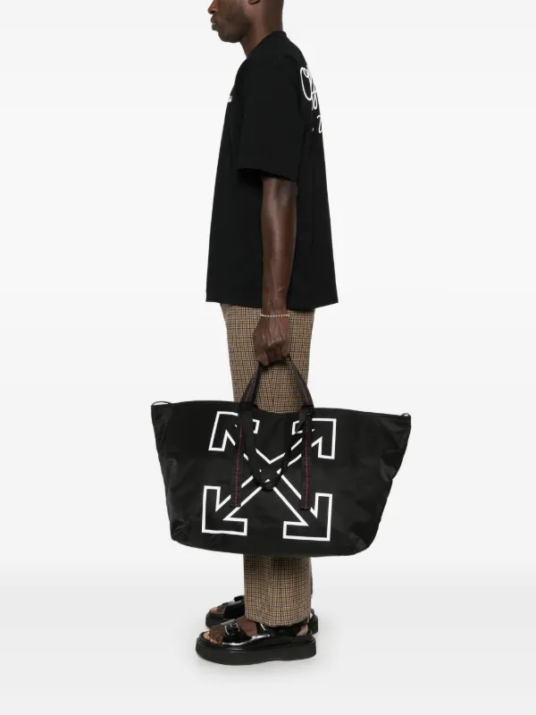 Off-White Large Heritage Day Off Tote Bag | Black | FARFETCH