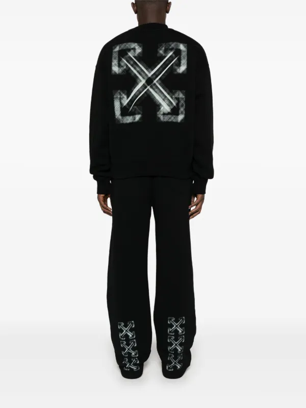 off-white Vibe Arrow Skate コットン パーカー 人気 Off-White Vibe Arrow Skate パーカー | ブラック | FARFETCH JP