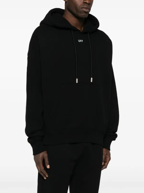 【25SS NEW】Off-White / Black Vibe Arrow コットンパーカー Off-White c/o Virgil Abloh Vibe Arrow Sweatshirt in Black