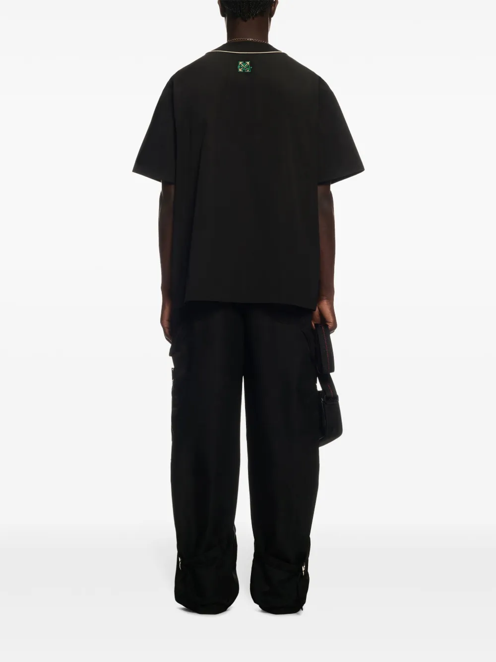 Off-White Cargo broek met Arrows-patroon Zwart