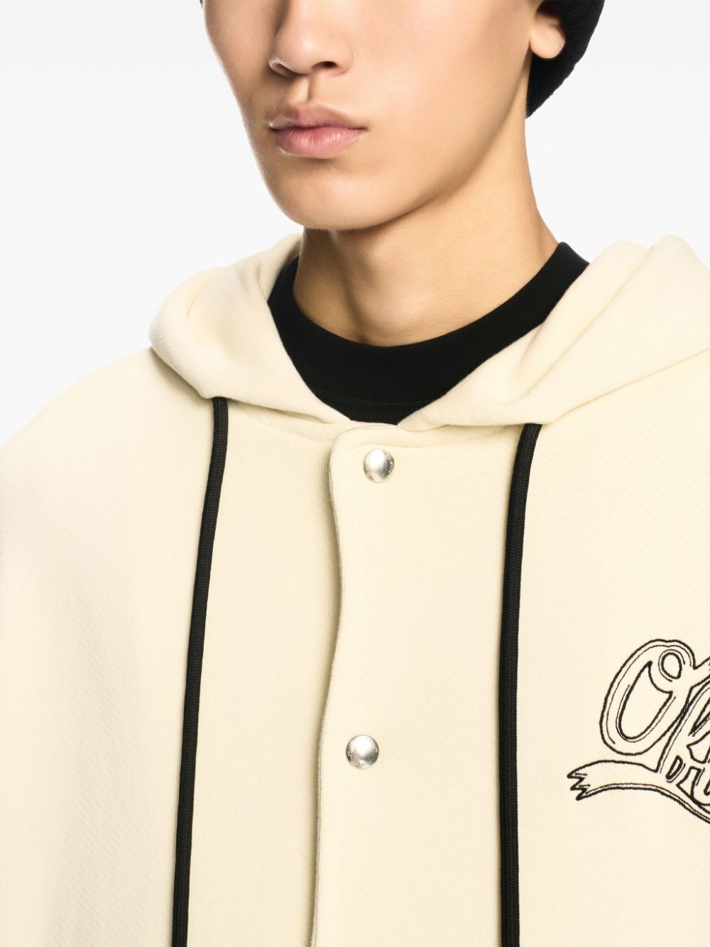 Off-White fleece varsity hoodie Men