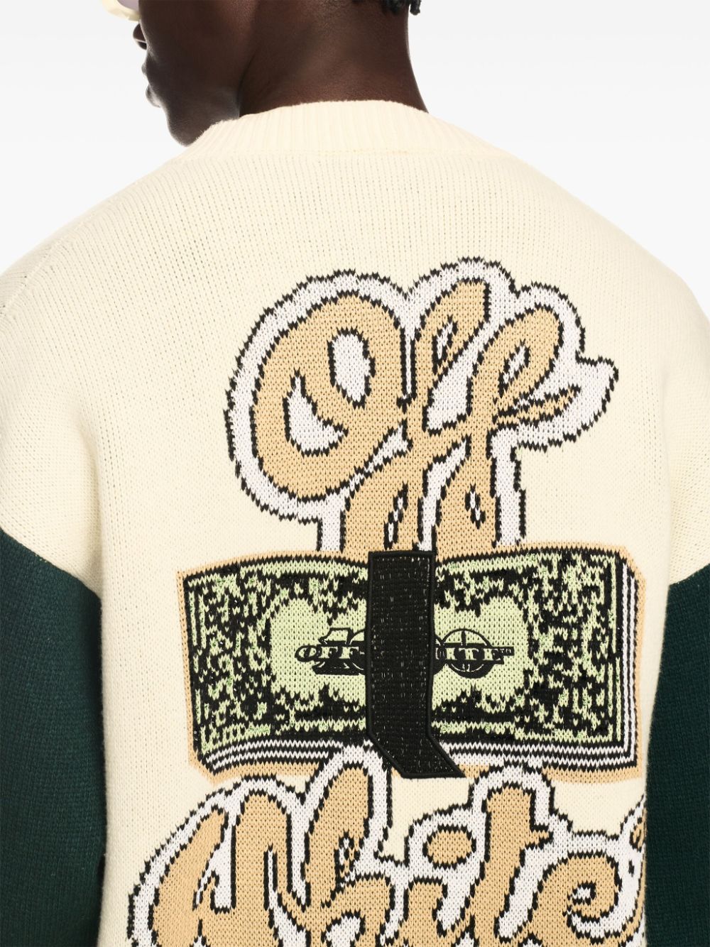 Off-White Crystal Cash varsity cardigan Men