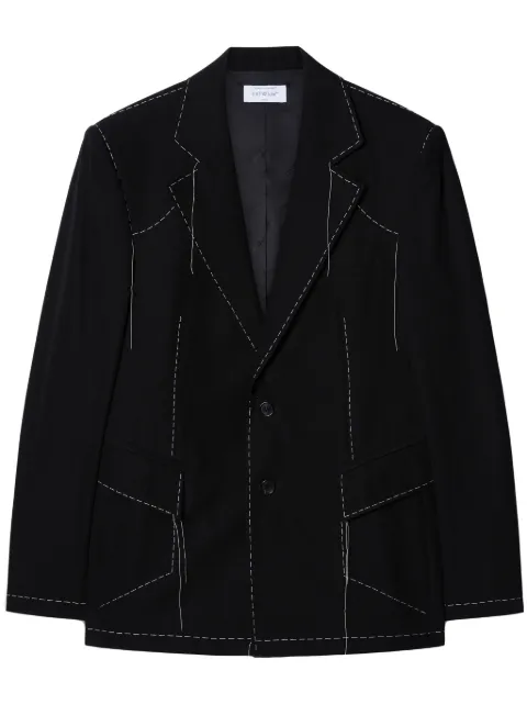 Off-White blazer con costuras