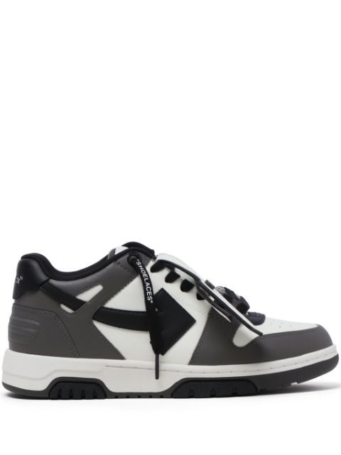 Off-White OUT OF OFFICE CALF LEATHER DARK GREY - B Women