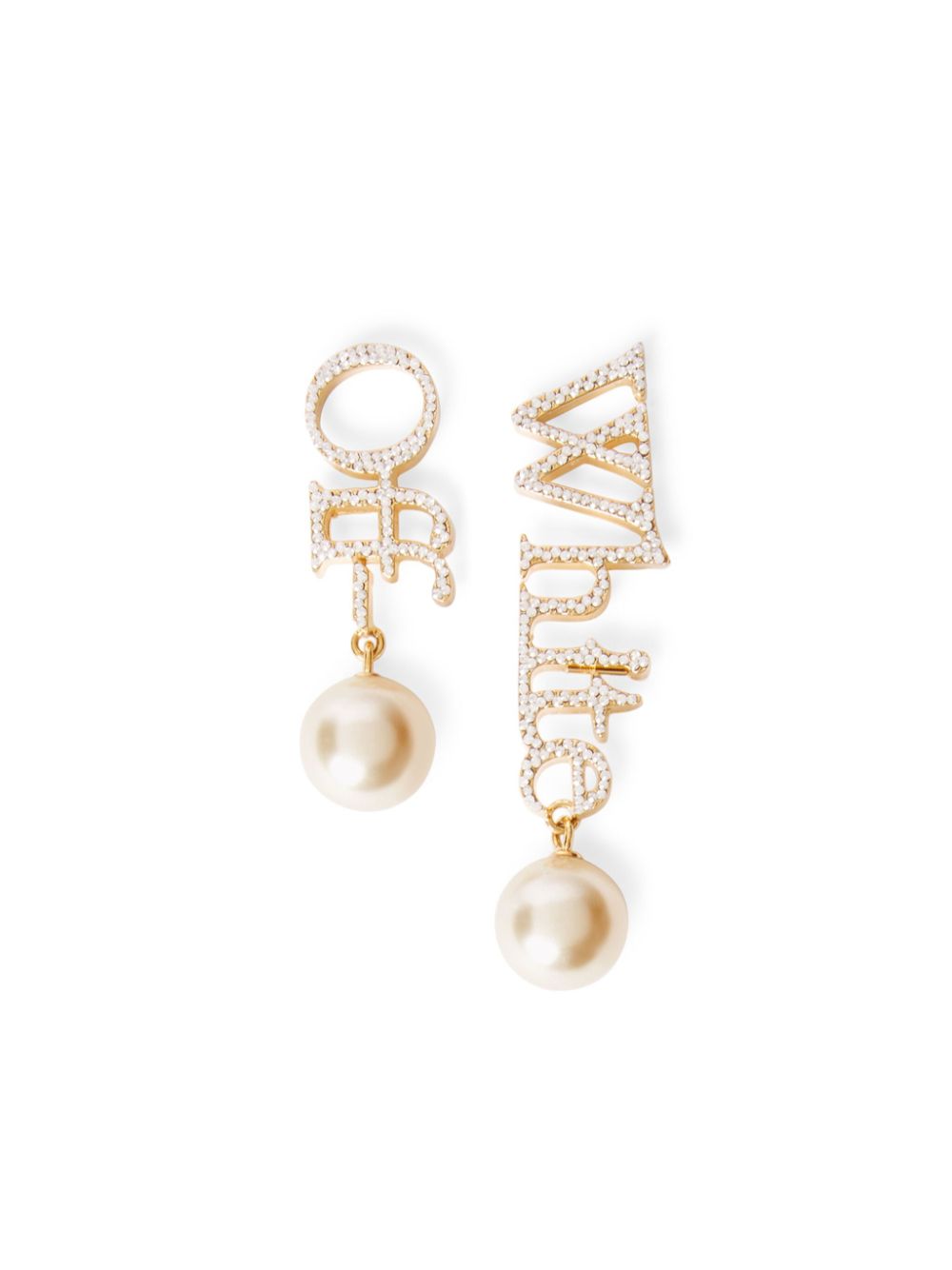 Logo earrings