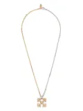 Off-White Arrows two-tone necklace - Gold