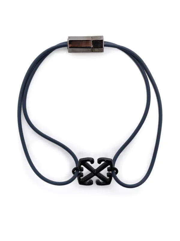 Off White Arrow Bracelet Blue FARFETCH TR