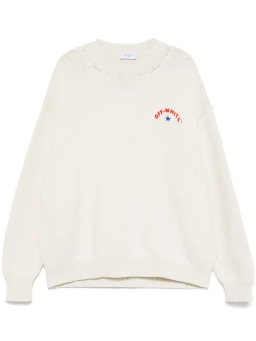 Off-White pull Star Arrow - Blanc - Off-White - Modalova