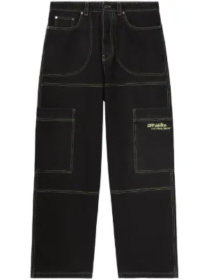 Off-White（オフホワイト）メンズ デニムショートパンツ - FARFETCH