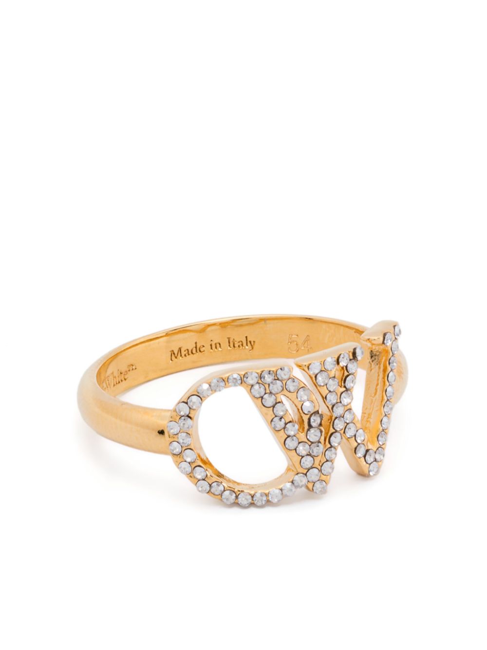 rhinestone-embellished ring