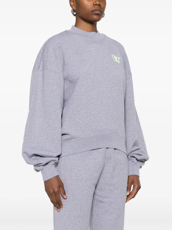 Off-White ロゴ スウェットシャツ | グレー | FARFETCH JP