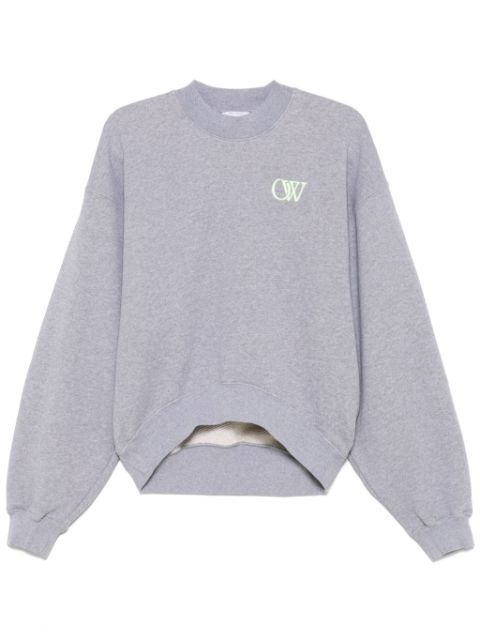 Off-White logo-embroidered sweatshirt Women