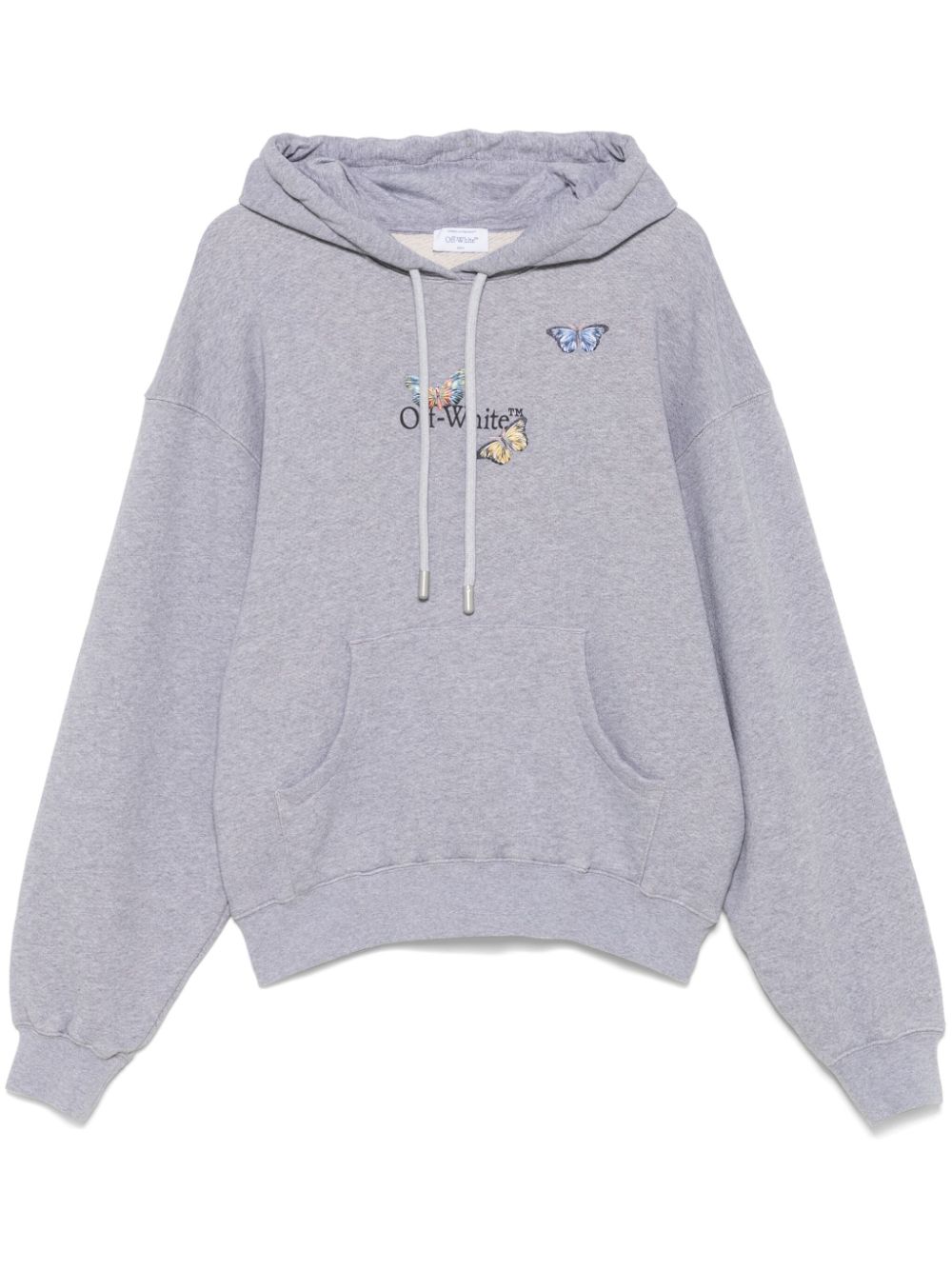 Off-White Bookish Butterfly hoodie - Grey