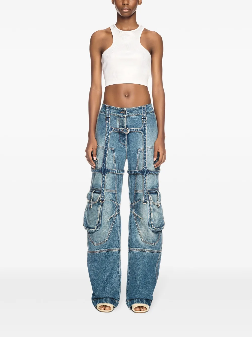 Off-White Cropped top Wit