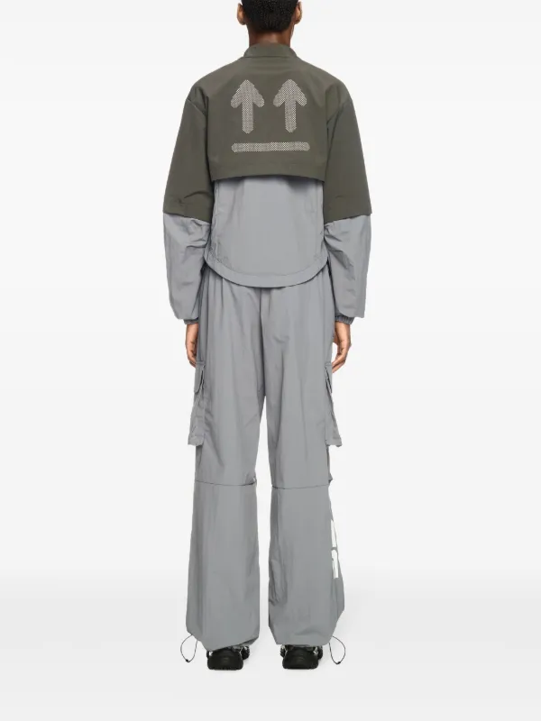 Off-White ロゴ パラシュートパンツ Off-White