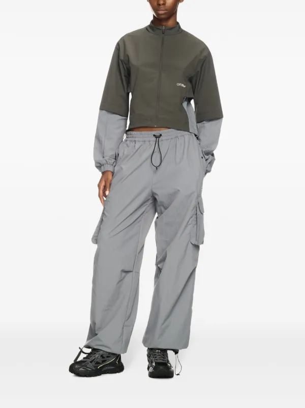 Off-White ロゴ パラシュートパンツ Off-White