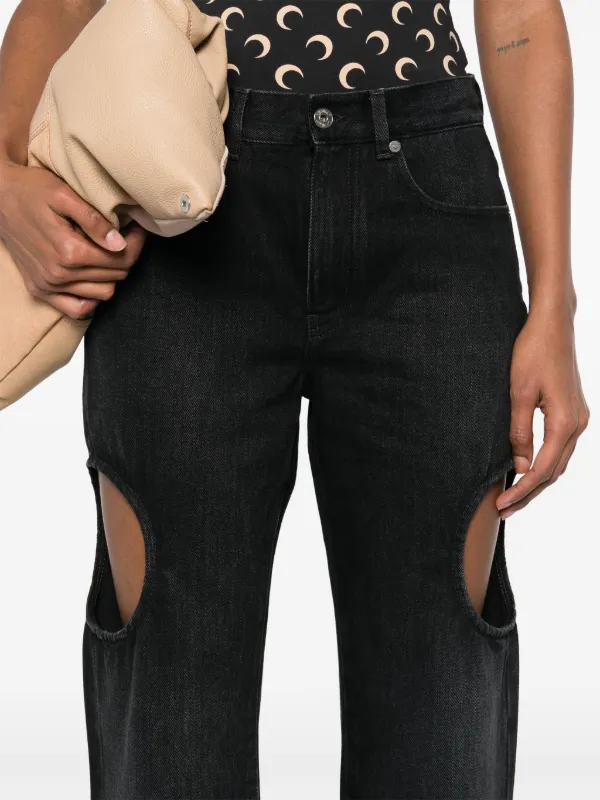 【関税＆送料込み】Off-White 'Meteor' Black Denim Jeans Off-White Meteor Jeans | Black | FARFETCH GE