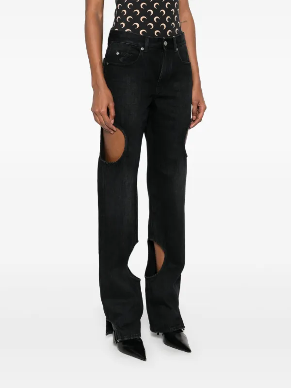 【送料&関税込】Off-White meteor Black Denim Jeans Off-White Meteor Jeans | Black | FARFETCH JO