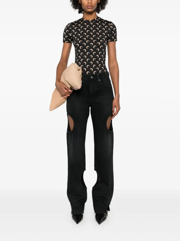 Off-White Meteor Jeans | Black | FARFETCH BH